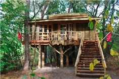 10x gave boomhutten voor een weekend weg