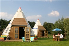 9x Slapen in een tipi in Nederland