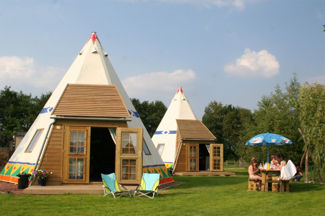 Afslachten stel je voor Boost 8x Slapen in een tipi | Kidsproofvakantie