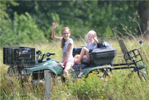 Slapen in een hooiberg