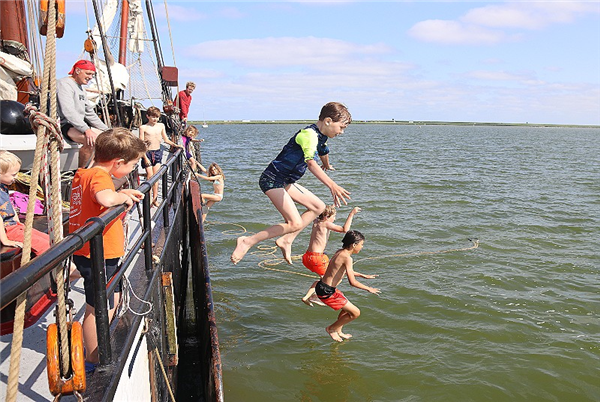 Piratentocht op een schip!